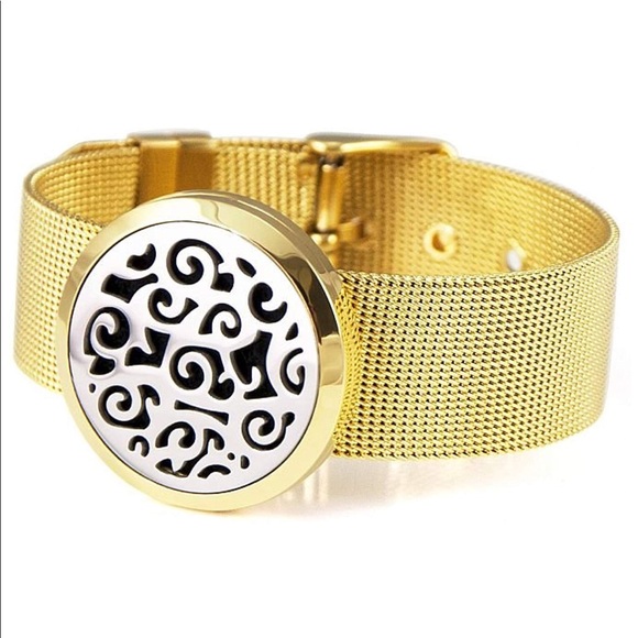 NRFB Essential Oil Diffuser Bracelet Vacuum Plated - Picture 5 of 8